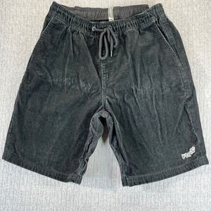 Vintage Volcom‎ Corduroy men S/28-32 Y2K Shorts Skater Elastic Waist Drawstring